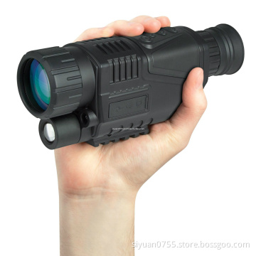 5 Mega Pixels 5X40 Digital Night Vision Monocular 200m Range Takes Photos & Video